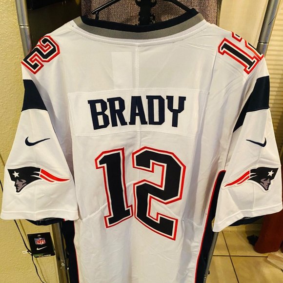 Tom Brady Nike Vapor Limited Jersey New England Patriots Super Bowl 52 White NWT - Picture 2 of 7